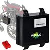 WILLQ Batteria al Litio da 24 V per Sedia a rotelle elettrica | Batteria rimovibile e ricaricabile per scooter 24V 12Ah 13Ah 15Ah 20Ah 25Ah 30Ah 32Ah con connettore Anderson