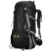 AZHKJKZH Zaino Trekking Zaino Da Campeggio Leggero Trekking Per Uomo E Donna, Alpinismo All'aperto Campeggio(Black)