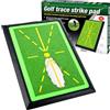 Ghligna Tappetino da golf da 44 x 30 cm, colore verde | Tappetino da golf con base in gomma antiscivolo, ausili per l'allenamento del golf con feedback sulla pista di volo