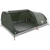 Generic Tenda da Trekking Impermeabile 1 Persona Verde Militare con E-Port