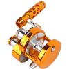 Srliya Mulinello da Pesca Baitcasting, Design Leggero in Lega di Alluminio | Finitura anodizzata, potenza di pesca 30KG, perfetta per la pesca in mare