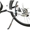 XFHtyCJ Cavalletto for Bici a Doppio Morsetto 1 Pezzo | Regola il portapacchi for bici da strada MTB da 24-29 pollici