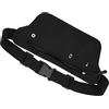 Srliya da Corsa con Fascia Elastica Regolabile (Nera) | Materiale in neoprene, foro per le cuffie, adatto per telefoni da 6,1 pollici, resistente ed ecologico