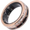 Sxhlseller Smart Ring Health Tracker IP68 Sigillato per Uomini e Donne | Monitoraggio 'esercizio, Passi, Calorie, Carica Rapida Magnetica 18 MAh, IP68 Impermeabile, Design Ruotabile, per gli