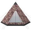 Generic Tenda Campeggio 4 Persone Verde con Finestre e Protezione UV