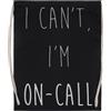 MAGITONE I Cant, Im On-Call Borsa Sportiva Nera Unisex Unisex Sport Bag Black Gym Sack