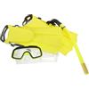 YARNOW Set Snorkeling per Maschera, Boccaglio e Pinne, Taglia 30-35 | Pvc, Pc, PP ed Eva, Uso in Piscina e Mare, Visione Larga e Stabilità per Nuoto
