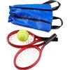 Genérico Mini racchetta da tennis sportiva, accessori decorativi per la casa | Racchetta decorativa fai da te paesaggio in miniatura, topper per torta, casa delle bambole, per bambini, ragazze, fan