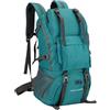 Domary Zaino da da 50 Litri con Nylon Ripstop per Viaggi All'aperto (Lago | Copertura, Schienale Imbottito Traspirante, Cinghie Sul Petto e in Vita, Scomparto Inferiore per Scarpe, Fischietto di