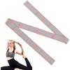 Generic Cinghie da yoga per stretching attrezzature per esercizi di stretching | Fascia elastica per tendine del ginocchio per gambe, casa, palestra, flessibilità, allenamento, yoga, pilates, danza, fitness