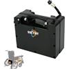 SSCYHT Batteria al Litio da 24 V per Sedia a rotelle elettrica | Batterie ricaricabili 24V 10Ah 12Ah 15Ah 18Ah 20Ah ad alta capacità, con caricabatterie e porta di scarica GX20