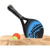 Generic Racchetta da paddle in fibra di carbonio Design ergonomico Attrezzature | Set di racchette da tennis da spiaggia, resistenti agli urti, ergonomiche, portatili, resistenti agli urti, ergonomiche