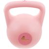 VICASKY Kettlebell da Fitness Rosa in PE Impugnatura Ergonomica | Riempimento ad Acqua, Carico Regolabile, per Glutei e Principianti, Palestra e Studio