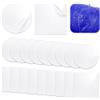 DEARBAG 20 Pezzi toppe di riparazione impermeabili in TPU, Autoadesive,Trasparente | Toppe per Piumini, Kit Riparazione Materasso Gonfiabile, Adesivi per Riparazione Tende,Materassi Gonfiabili,Piumini,Campeggio