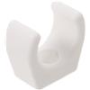 BESTOMZ Clip di Fissaggio in Nailon per Pali da 25mm, Barca | Riduce Rumore, Tubi Acqua e Linee Carburante, Installazione Facile, Fissaggio Sicuro, Bianco
