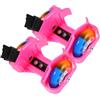 Luxshiny Scarpe Rotelle Luminose per Principianti, Gomma PVC | Ruote Lampeggianti e Visibilità Notturna, per Gioco al Chiuso e Sport, Design Vivace