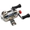 ZYNCUE Mini mulinello da pesca con telaio in metallo per pesca in mare e sul ghiaccio, modello Baitcasting con controllo della lenza liscia e manici intercambiabili per una maggiore compatibilità con la
