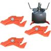Genérico Supporto per cartuccia - ABS magnetico per serbatoio portatile | Base stabile a gas per cucina, stabilizzatore di carburante compatto per campeggio, escursionismo e picnic