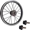LSRRYD 14 16 ruote posteriore per Bici Pieghevole bolt on Con Pignoni 9-13-17T | V Brake Ruote Biciclette BMX Cerchi leggeri a doppia parete in lega di alluminio