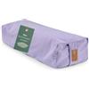 #DoYourYoga Cuscino per yoga in velluto Paravati con gusci di grano | 67 cm x 13 cm, cuscino da meditazione, cuscino Zafu per Yin Yoga, rivestimento lavabile, viola