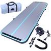 EVOLAND Tappetino Ginnastica 3 m, Tumbling Mat Spessore 10 cm, con Pompa Elettrica, Tappeto Ginnastica Artistica da Casa, Materassino Gonfiabile per Ginnastica, Yoga, Taekwondo Tumbling
