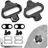 GTCIXEQ Tacchetti SPD compatibili con Shimano SPD SH51, tacchetti SPD per pedali SPD a 2 fori, set di tacchetti con piastre antiscivolo, tacchetti di alta qualità per ciclismo indoor, MTB e bici da strada