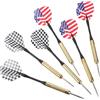 Cabilock 6 Pezzi Freccette in Metallo Punta, Set da 6, per Bersaglio | Acciaio, Forma Unica e Superficie Liscia, per Principianti e Gioco Domestico All'aperto Stile Casuale