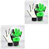 Didiseaon 2 Paia Guanti da Portiere, Protezione Regolabile, Verde | Pu, Design Protezioni per Dita e Fascia Completa al Polso, per Scuola e Indoor