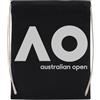 Jinbetee Australian Open Ao Borsa Da Palestra Nera In Cotone Riutilizzabile Black Gym Bag Cotton Reusable Sport Sack