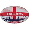 Optimum Pallone da rugby nazionale, Inghilterra, Scozia, Galles, ottimo volo e ritenzione dell'aria, superficie in gomma con fossette per una migliore presa, 2 strati, 410 g