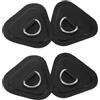 SUPVOX Patch Triangolare d Ring per Kayak, Tavola Paddle Gonfiabile | PVC Nero, Tenuta e Montaggio Rapido, per Gommoni e Dinghy Gonfiabili