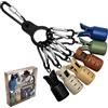 Generic Squid Jig Hook Protector ad alta resistenza, versatile, copertura di | Attrezzatura da pesca Ami Protettore con Moschettone Pesce Accessori Strumenti per Professionisti Appassionati Principianti