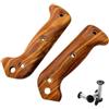 Aibote 1 paio di maniglie per bilance fai da te, impugnature di ricambio adatte per Ka-Bar Becker BK2 Companion BK9 con 3 set di viti