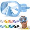 KLERICER Narutoo, set da snorkeling per adulti, maschera da snorkeling Macaron Colors senza cornice, visione ultra ampia, anti-appannamento, set portatile professionale per snorkeling