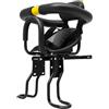 DOPBENT Seggiolino anteriore per mountain bike, con cintura di sicurezza e pedali regolabili, per bambini da 1 a 5 anni, fino a 35 kg, per MTB, bici da città, bici pieghevoli