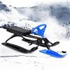 LLEZKBR Home strumenti-Snow Sledge Bob Nero e Blu
