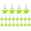 Generic Zaino Reflector Glow Ghost Pendente | Portachiavi luminoso per ciclismo, corsa, visibilità notturna, jogging, escursionismo, abbigliamento all'aperto