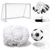 PickGenie Rete Porta Calcio 3x2m Fibra Polipropilene Ricambio Calcetto | Rete Porte Calcio con 10 Fascette Nylon per Giardino Spiaggia Parco Allenamento Partite Senza Porta