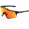 100% Speedcraft Soft Tact, occhiali da ciclismo 100% nero, lenti arancioni
