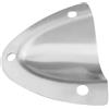 Toyvian 4 Pezzi Bocchetta di Ventilazione in Acciaio Inox per Barca e Kayak | Finitura Lucida Specchiata, Copertura per Aperture di Ventilazione, Accessorio Nautico Argento
