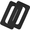 VICASKY 2 Pezzi Toppa di Connessione per Scatola Pinna SUP 9 Pollici in PVC | Riparazione Fai da Rapida, Installazione Semplice, per Basi Pinna e Tavole da Surf, Colla Marina