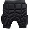 Genérico Imbottitura per glutei con protezione EVA - Pantaloncini protettivi | Assorbimento degli urti, attrezzatura per fianchi, cuscinetti di sicurezza resistenti agli urti, per pattinaggio, ciclismo