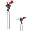 Generic Supporti per canna da pesca per attrezzatura a terra dello scaffale di | Supporti per canne da banco per lago fiume stagno ruscello riva banchina canoa all'aperto