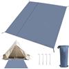 Generic Tappeto da campeggio per tenda portatile Oxford tessuto impermeabile | Coperta da pavimento per tenda con borsa per escursionismo, picnic, patio, veranda, cortile, balcone, cortile