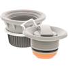 Abaodam Valvola per Kayak Multi Foro in Plastica, Scarico Rapido Sicuro | Tappo Coperchio e Ingresso a Molla, Filtro Inferiore, per Gommone e Rafting