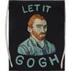 MAGITONE Let It Gogh Borsa Sportiva Nera Unisex Unisex Sport Bag Black Gym Sack
