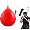 Genérico Sacco da boxe ad acqua, in PVC resistente, per allenamento idrico con | Iniettore | Aqua Boxing per rafforzamento, esercizio a casa e pratica di combattimento