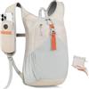 FENGZIZH Zaino da trekking ripiegabile 15L con tasca antifurto, in nylon | Design pieghevole, cintura toracica regolabile, fibbia a fischietto, 45 cm x 28 cm x 13 cm, uomini e donne