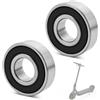 NEIQIUWING Cuscinetti a sfera 12 x 28 x 8 mm per scooter elettrico, ruota anteriore | Questi cuscinetti a sfera di precisione riducono l'attrito e il rumore durante la guida del monopattino elettrico.