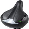 ROCKBROS Sella Bici Comoda, Ammortizzato Cuscini d'Aria Regolabili | Sedile Morbida Larga e Spessa, Doppia Sospensione e Ergonomica, Riflettente Design, per Citybike, MTB,E-Bike